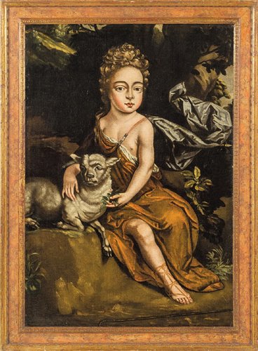 Noble girl in the role of Saint John
